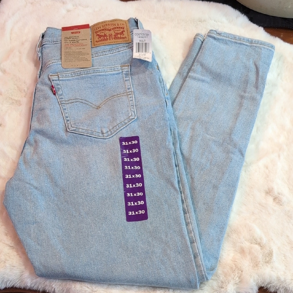 Levi's Sky Blue Denim Jeans